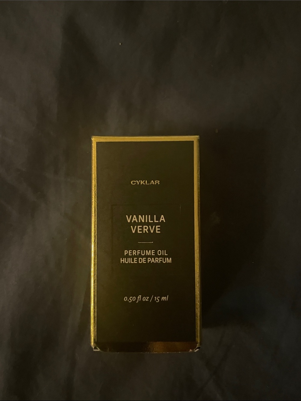 CYKLAR Vanilla Verve Perfume Oil - Black & Gold
